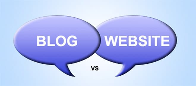 perbedaan web dan blog